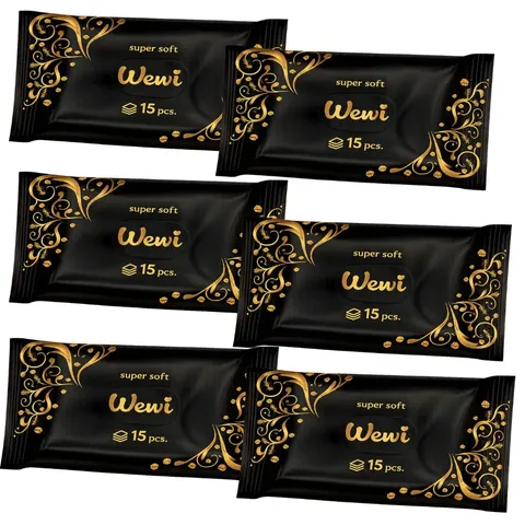 Chusteczki torebkowe Wewi Premium o zapachu francuskich perfum 6x15szt