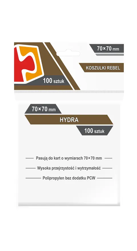 Koszulki na karty Rebel (70x70 mm) Hydra, 100 sztuk