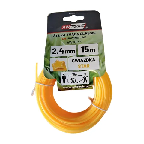Żyłka tnąca Classic gwiazdka 2,4mm x 15m