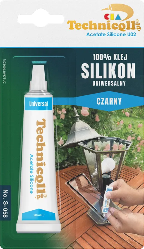 Silikon uniwersalny 20ml czarny Technicqll