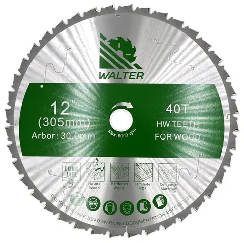 Piła tarczowa do drewna 305x30mm 40 zębów widia