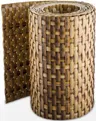 RattanArt Taśma ogrodzeniowa technorattanowa, osłona płotu, 1200 g/m2 19x255cm RD08 Słomkowy