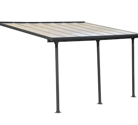 Aluminiowe zadaszenie tarasu Feria Palram - Canopia 3 x 4,25 m szare
