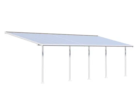Aluminiowe zadaszenie tarasu Sierra Palram - Canopia 3 x 9,15 m białe