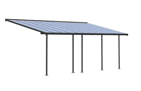 Aluminiowe zadaszenie tarasu Sierra Palram - Canopia 3 x 7,3 m szare