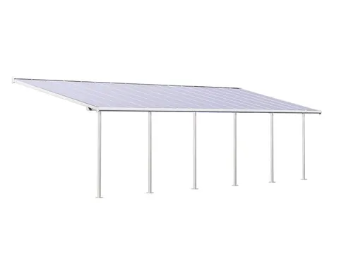 Aluminiowe zadaszenie tarasu Sierra Palram - Canopia 3 x 9,71 m białe