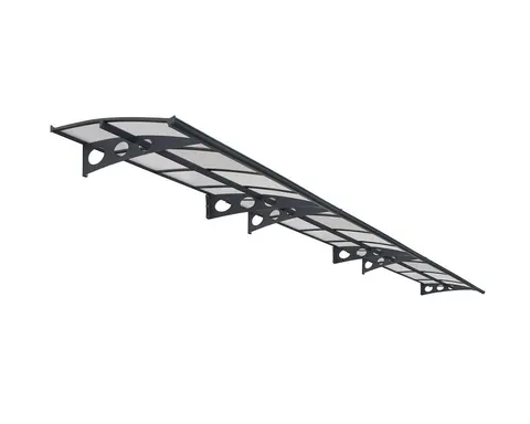 Aluminiowe zadaszenie drzwi Herald 6,6 m Palram - Canopia antracytowe
