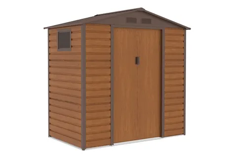 Domek narzędziowy metalowy Malmo 2,1 x 1,3 m Store Boss brązowy