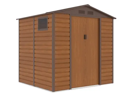 Domek narzędziowy metalowy Malmo 2,1 x 1,9 m Store Boss brązowy