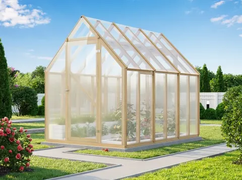 Drewniana szklarnia Frezja 2,1 x 3,1 m CoverTech