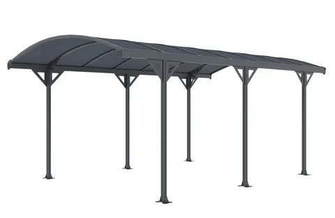 Poliwęglanowa wiata Minnesota 3 x 5 m CoverTech antracyt