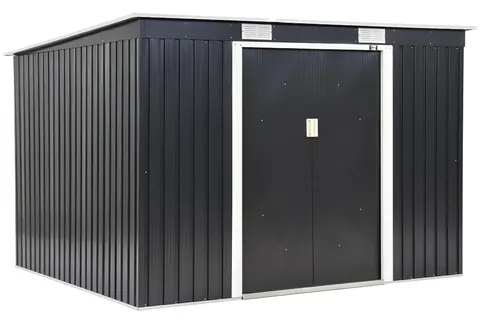 Domek narzędziowy metalowy Oklahoma 2,6 x 2,4 m Store Boss antracyt