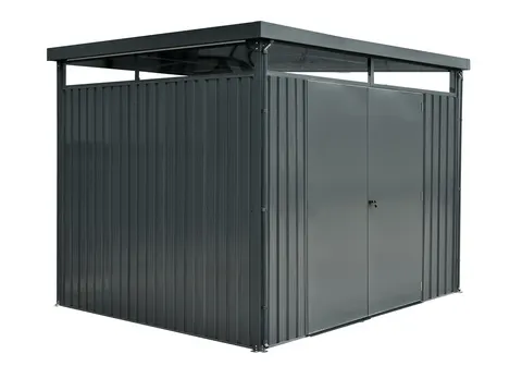 Metalowy domek narzędziowy Halmstad 2,9 x 2,45 m Store Boss antracyt