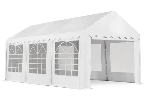 Biały namiot imprezowy ogrodowy Drezno 3x6 m Garden Point
