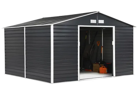 Domek narzędziowy metalowy Lahti 3,4 x 3,2 m Store Boss antracyt