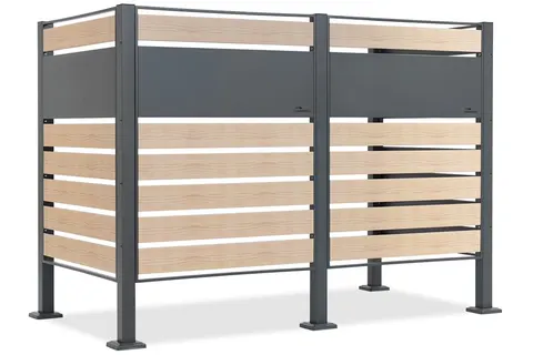 Obudowa na 2 kosze na śmieci 120l lub 240l Breda CoverTech