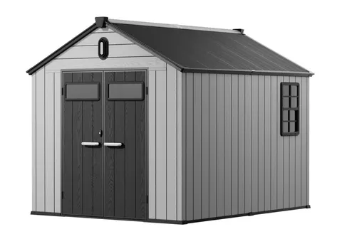 Plastikowy domek narzędziowy Gotland 2,4 x 3 m CoverTech antracyt