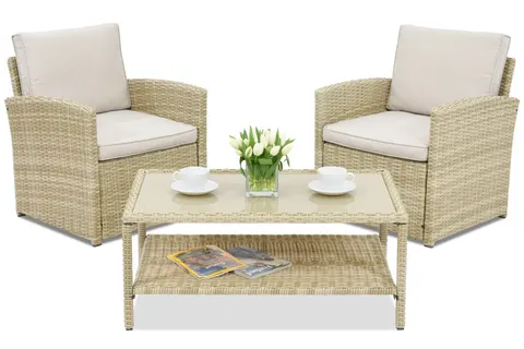 Meble ogrodowe Monaco Terrace Garden Point beżowe