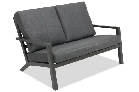 Sofa ogrodowa dwuosobowa Braga Garden Point antracyt