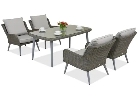 Meble ogrodowe Bilbao Premium 4 Garden Point szare