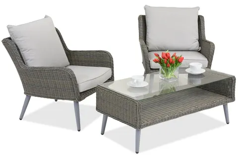 Meble ogrodowe Bilbao Terrace Garden Point szare