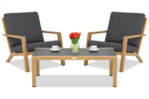 Zestaw mebli na taras Braga Wood Terrace Garden Point