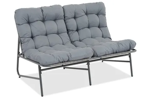 Dwuosobowa sofa Amora Garden Point antracyt