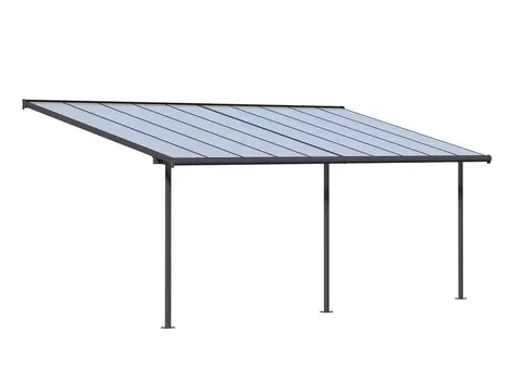 Aluminiowa wiata samochodowa Sierra Palram - Canopia 3 x 6,1 m szara