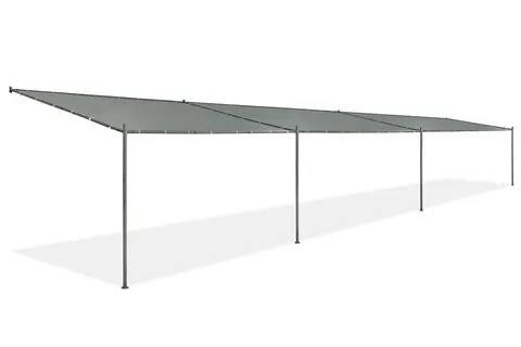 Antracytowe zadaszenie tarasu Genua 3 x 12m Garden Point