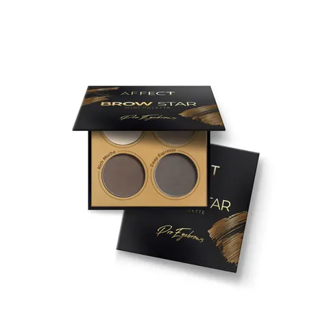 AFFECT Mini Paleta cieni do brwi Brow Star
