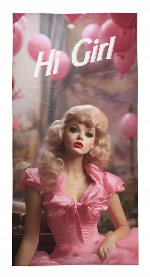 Ręcznik plażowy MŁODZIEŻOWY 70cm x 140cm BARBIE