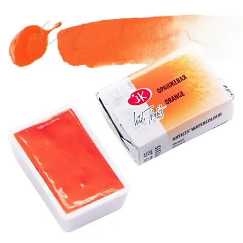 Farba akwarelowa Białe Noce kostka - 315 Orange
