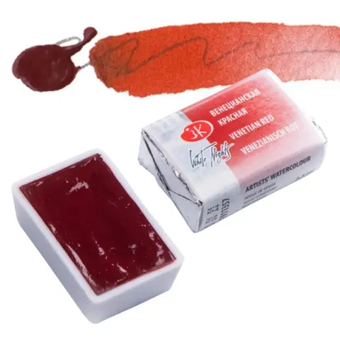 Farba akwarelowa Białe Noce kostka - 357 Venetian Red
