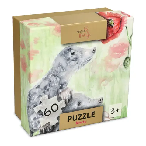 Puzzle dla dzieci 60-elementowe Krety