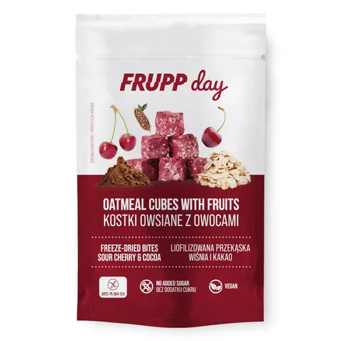 FRUPP Day kostki owsiane - Wiśnia i kakao 25 g