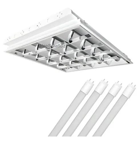 OPRAWA RASTROWA LED 4x9W PODTYNKOWA 60x60cm