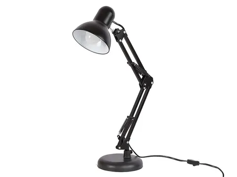 LAMPKA BIURKOWA KREŚLARSKA BOCIAN E27 CZARNA