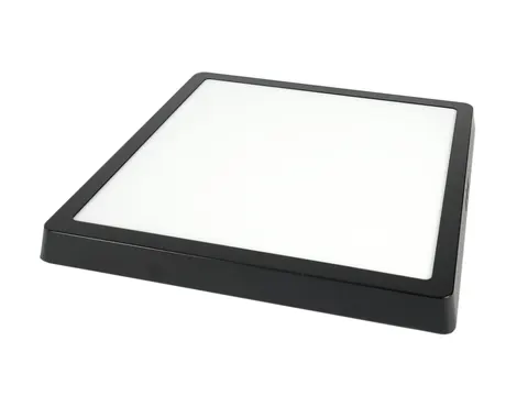 PANEL LED 24W 4000K KWADRATOWY CZARNY PLAFON 28,5cm OREGON