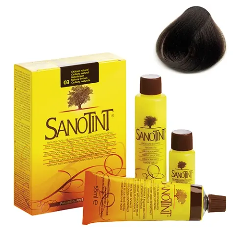 Sanotint Classic Farba do włosów - 03 Natural Brown (Naturalny Brąz)