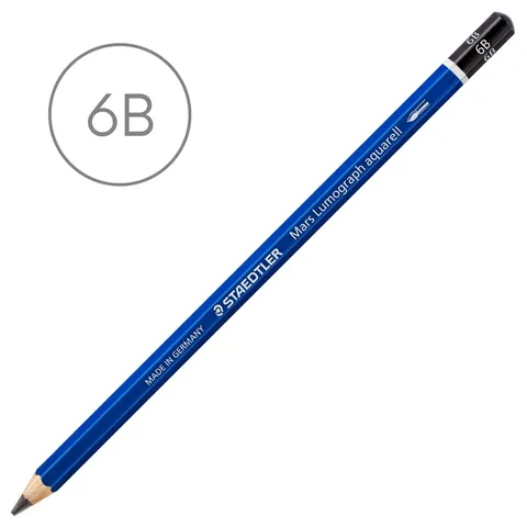 Ołówek wodorozpuszczalny Staedtler Mars Lumograph - 6B