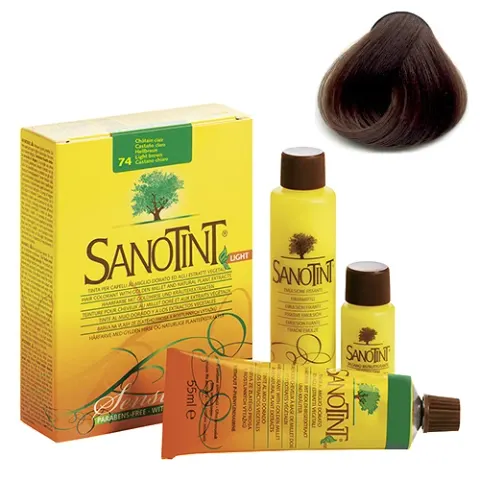 Sanotint Light Farba do włosów - 74 Light Brown (Jasny Brąz)