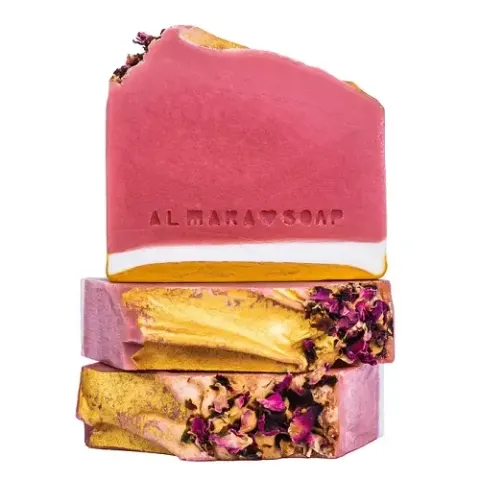 Almara Soap Naturalne mydło Różowy Grejpfrut 100 g odświeżające do rąk i ciała