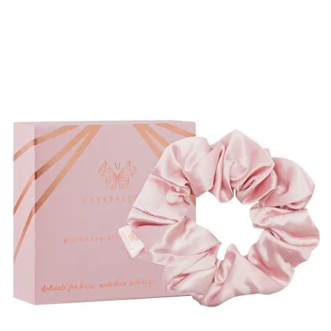 Crystallove Gumka do włosów z jedwabiu - Rose