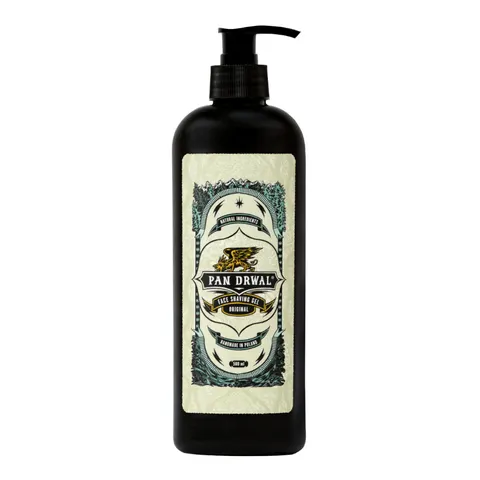 Pan drwal original face shaving gel - żel do precyzyjnego golenia, 500ml