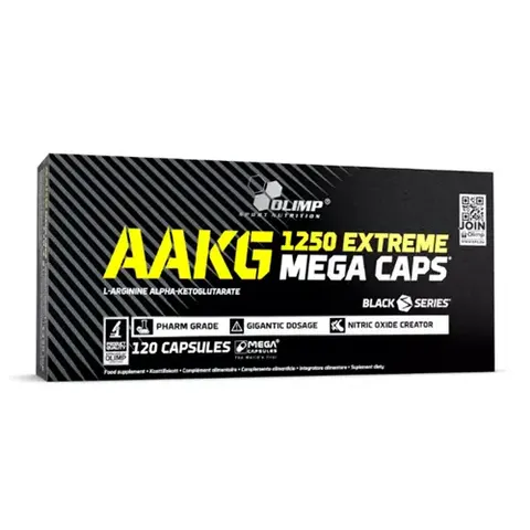 Olimp AAKG 1250 Extreme Mega Caps 120 kapsułek suplement diety na wydajność dla sportowców