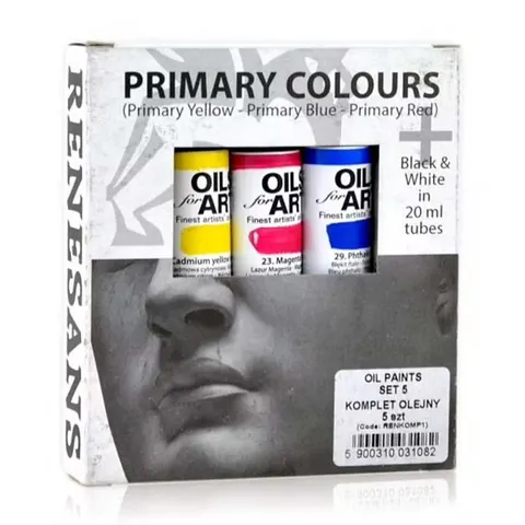 Farby olejne Oils for Art Renesans zestaw 5x20 ml