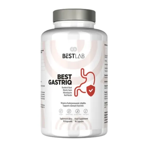 BEST LAB BestGastriq Suplement diety wspierający pracę żołądka 90 kapsułek