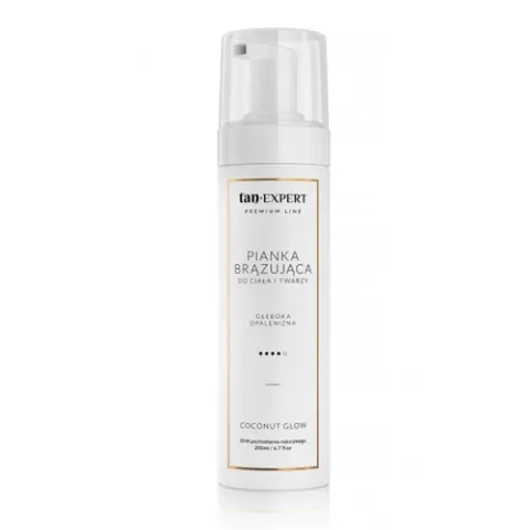 TanExpert Coconut Glow - Pianka Samoopalająca do twarzy i ciała (chłodna opalenizna) 200 ml