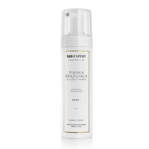 TanExpert Dark Topaz - Pianka Samoopalająca do twarzy i ciała (chłodna opalenizna) 200 ml