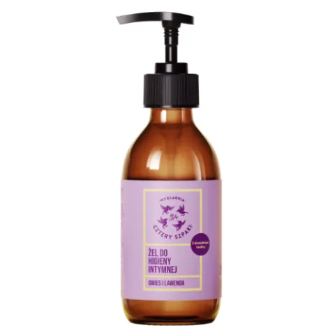 4 SZPAKI Żel do higieny intymnej Owies i lawenda 200 ml